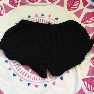 Brandy Melville Black Cotton Shorts